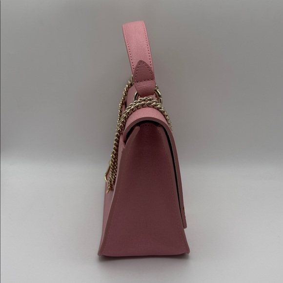 Furla Light Pink Leather Bella Top Handle Bag - Picture 4 of 14
